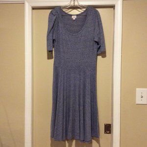 Lu La Roe heathered blue dress XL